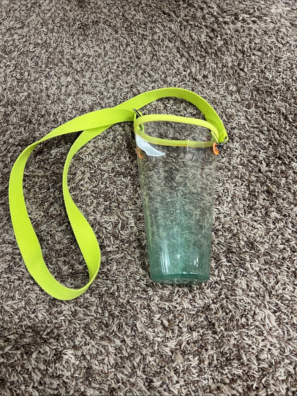 Starbucks 24 oz tumbler carrying case with strap.